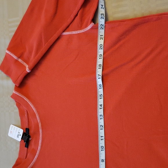 Forever 21 Burnt Orange Cropped Thermal Top (0488) 💥 - Picture 5 of 6